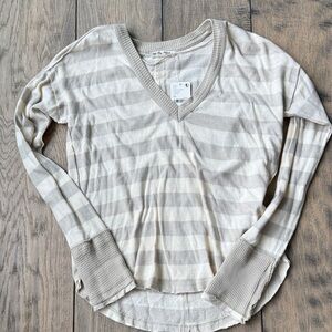 New, w/tags We the Free Free People Striped V-Neck Women’s Top